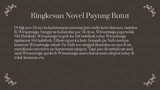 TUGAS KELOMPOK RESENSI NOVEL SUNDA (PAYUNG BUTUT) | KELAS 11 MIPA 7