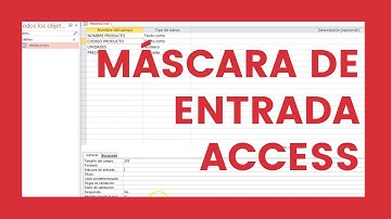 Curso ACCESS #5 Máscara de Entrada