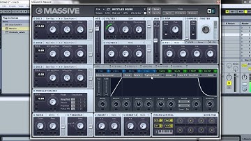 Dark Dubstep Bass Tutorial in Massive and Ableton #2