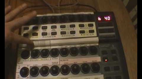 How to setup a Behringer BCR2000 to control the MicroKorg parameters (Part 2 of 2)