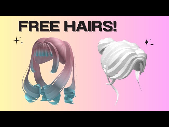 TWO NEW FREE HAIRS IN ROBLOX! 