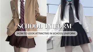 How to look attractive in school uniform✨?   || Teenager Fashion