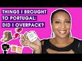 Things I Bring to Portugal: Did I overpack?
