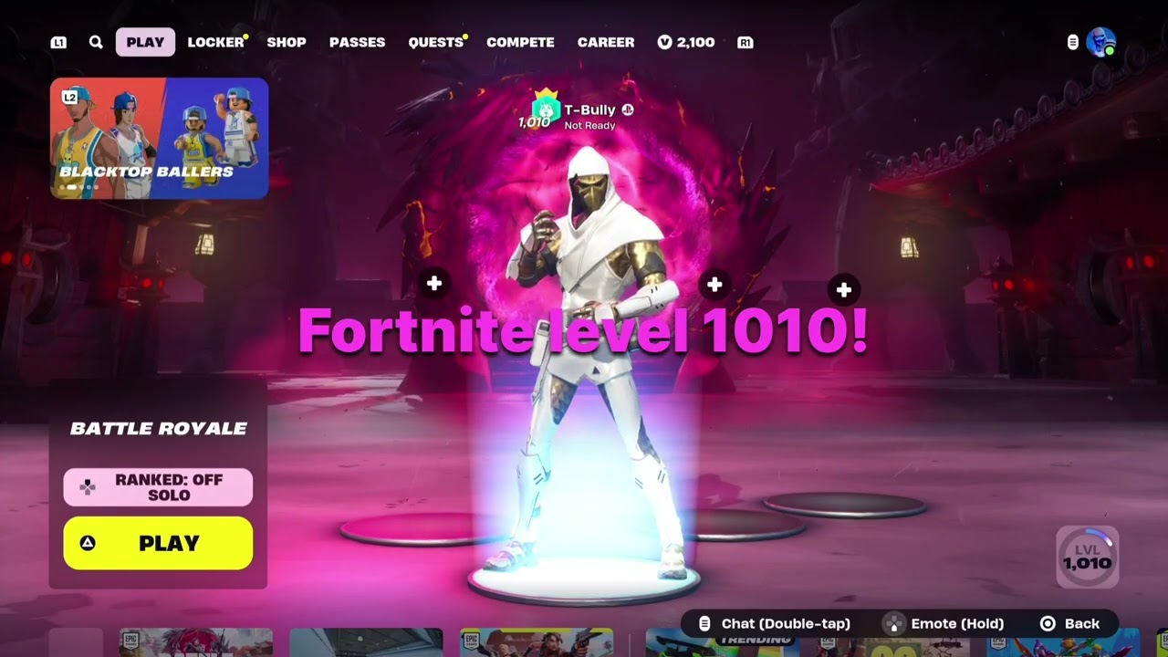 I Reached Level 1010 in Fortnite!