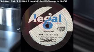 Soulution - Givin' It All I Got (1992) (1992)