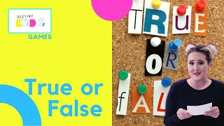 True or False | true or false fun questions for kids | trivia game for kids | Destiny kids TV screenshot 4