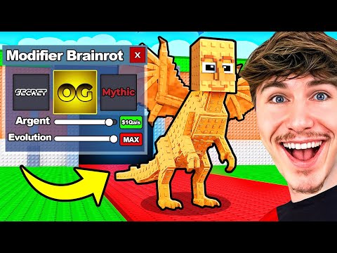 STEAL A BRAINROT MAIS JE PEUX MODIFIER LES BRAINROTS !! (Incroyable)
