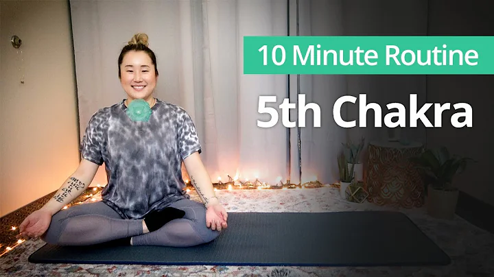 5TH CHAKRA Throat Chakra Healing Exercises | 10 Mi...