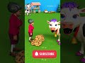 A Doll & Scary Teacher Feed a Cow 😃😗#shorts #cratoon