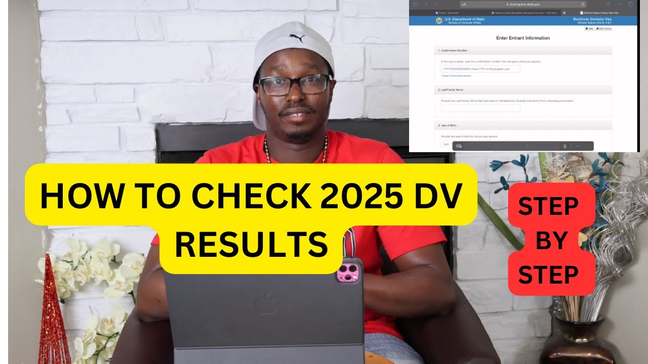 TWO DAYS TO RESULTS ️ ️ STEP-BY-STEP GUIDE: HOW TO CHECK 2025 DV ...