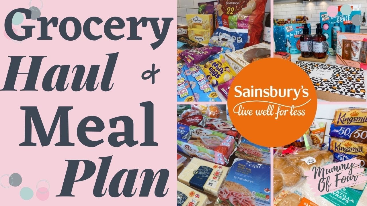 SAINSBURY'S GROCERY HAUL & MEAL PLAN 2021 | VALENTINES BEAUTY GIFT IDEAS | AD | MUMMY OF FOUR UK