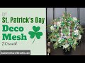 DIY Deco Mesh St. Patrick’s Day Wreath