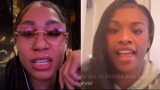 Alycia Baumgardner GOES OFF on Claressa Shields PUTTING HANDS on Her during their Altercation
