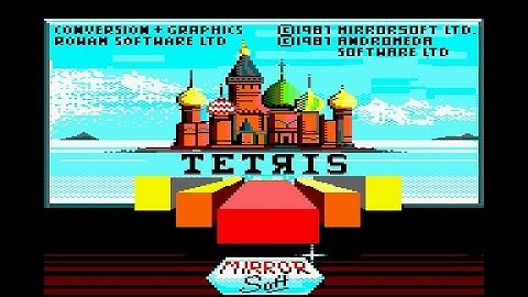 Tetris Review for the Amstrad CPC by John Gage