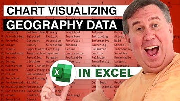 Excel Charts - Mapping Data with Map Point - Episode 1318