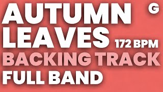 Autumn Leaves Backing Track 172 Bpm Jazz Swing - Full Band