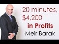 Live day trading  4200 in profits  meir barak
