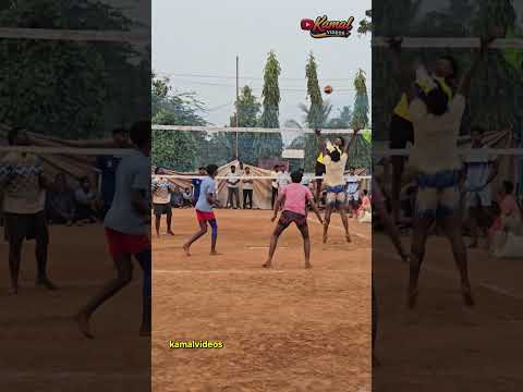 Vijay 🔥 | 📍Chintalavalli | #kamalvideos | Volleyball tournament memories | Volley match highlights |