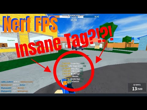 Roblox Nerf Fps Gameplay Insane Tag Youtube - nerf fps classic roblox wholefedorg