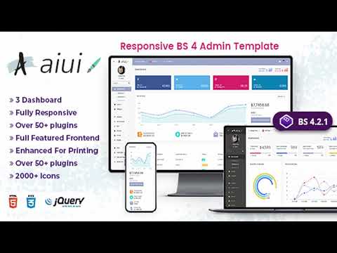 AIUI - Admin Dashboard Template & Web apps | Themeforest Website Templates and Themes