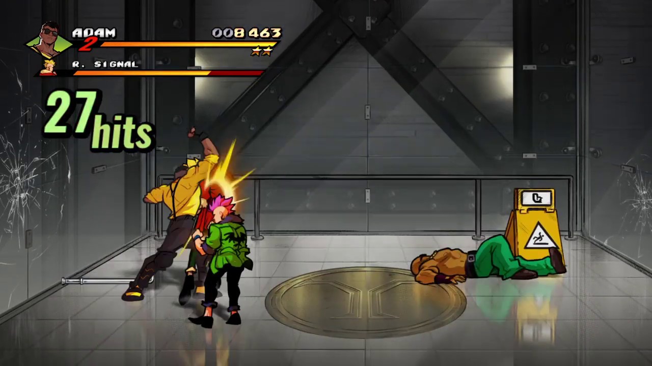 Streets of Rage 4 Stage 9 - Y Tower Adam Hard S Rank