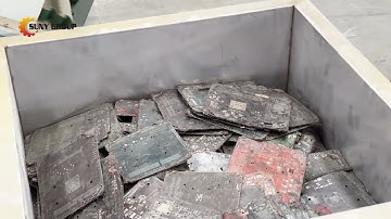 Maximizing E-waste Recycling: PCB Motherboard Shredding and Sorting Line