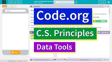 Reading Records Lesson 10.2 Tutorial with Answers Code.org CS Principles