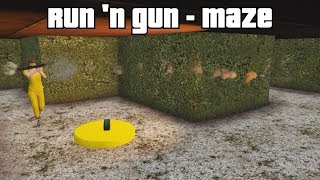 GTA 5 Online - Run and Gun: Closed Maze (Fun Modded Deathmatch)