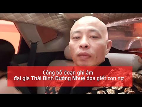 Công bố ghi âm điện thoại đại gia Thái Bình Đường Nhuệ dọa giết con nợ I VTC News