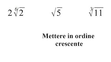 [Matematica] Mettere i tre numeri in ordine crescente