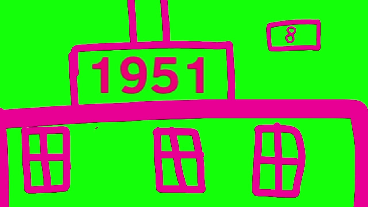 ball drop 1951 green screen