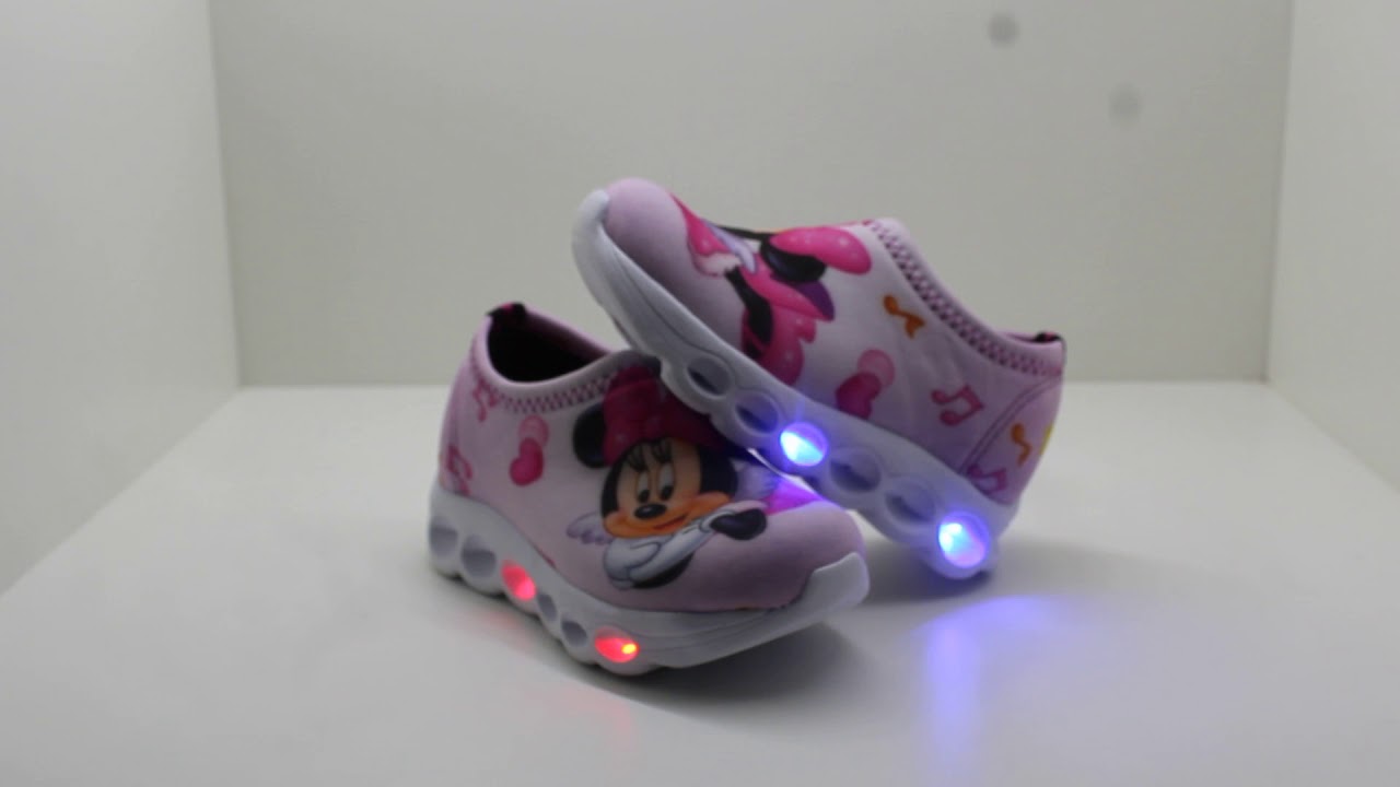 tenis da minnie de led