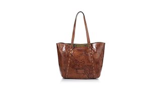 Patricia Nash Leather Benvenuto Convertible Tote