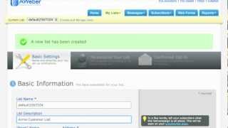 email marketing how to set up an email campaign using aweber