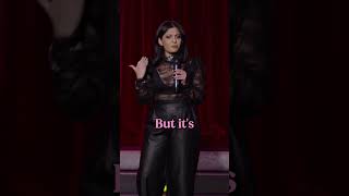 Straight men are afraid of him 🤣 #standupcomedy #femalecomedian #crowdwork #roast #standupcomedian