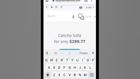 EasyAsk Conversational Search on Phone