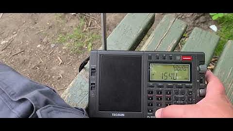 first scan using Tecsun PL-990X receiver shows how well it works in low noise