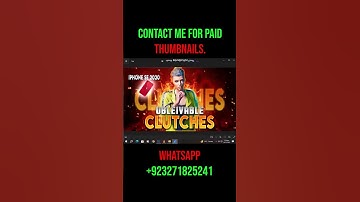 Gaming Thumbnail Tutorial #shorts #short #photoshop #pubg #thumbnail #pubgmobile #pubglite #freefire