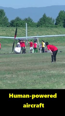 [Human-powered aircraft]  Test Flight  Tohoku University (2022/07/02) #shorts