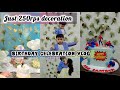 Birthday celebration vlog | just 250rps decoration