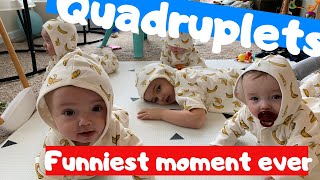 Quadruplets Funniest moment ever (hilarious babies)