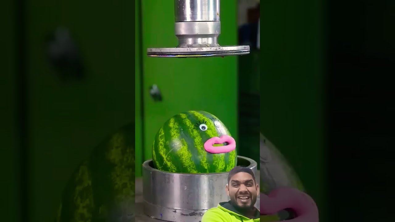 Tomatoes Vs 150 Ton Hydraulic Presshydraulicpress Crushing Satisfying Viral