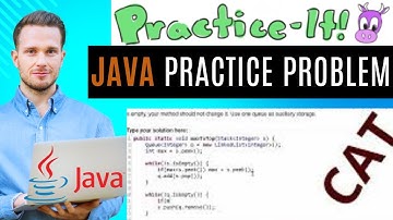 Java Practice It | Exercise 14.21: maxToTop | Collections, #stacks and #queues stack queue