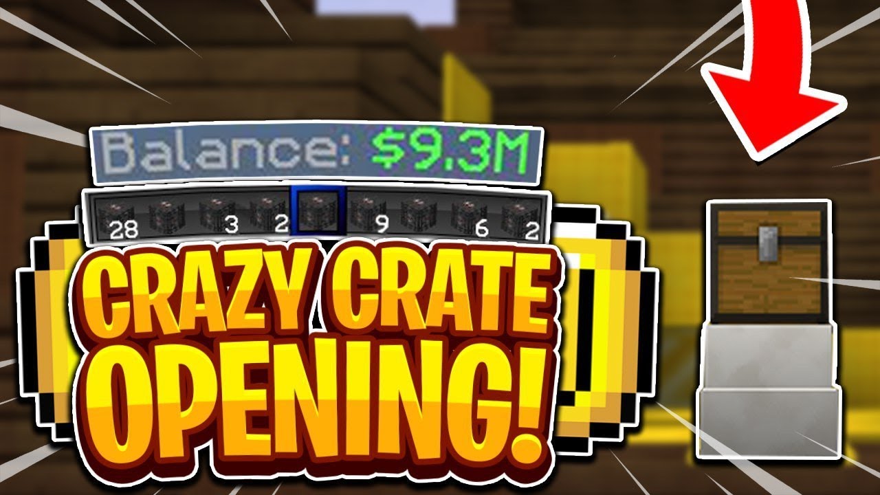 CRAZY CRATE OPENING EPISODE! | Minecraft Skyblock [13]