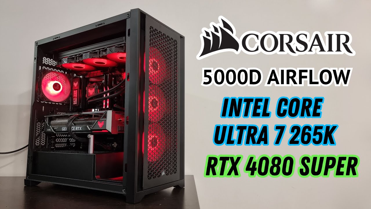 Corsair 5000D airflow Ultimate High-End 4k Gaming Build | Intel