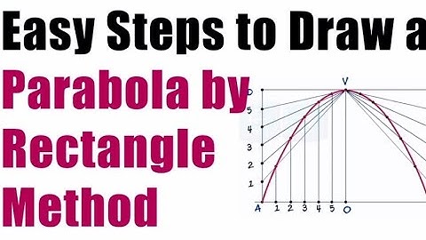 Draw Parabola by Rectangle (Oblong) method 💯  #viralvideo #viral #engineeringdrawing