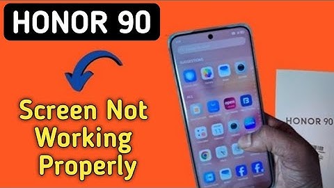 screen not working properly Honor 90, how to solve screen problem Honor 90