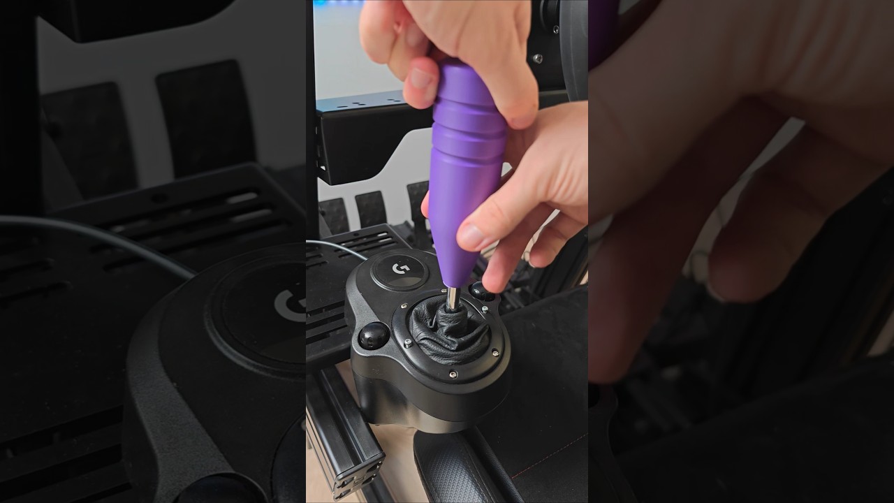 Logitech Oversized Shifter Knob Mod 😍