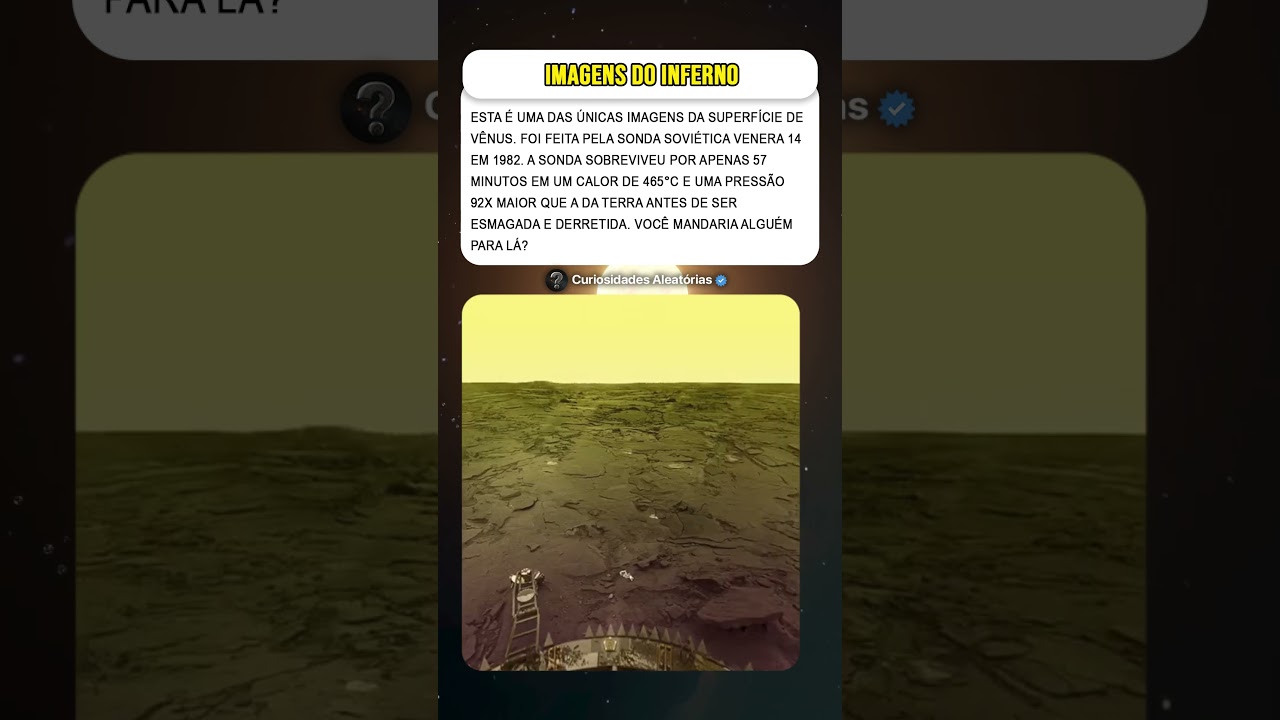 Uma missão espacial por uma única imagem 