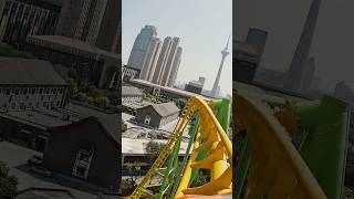 BIZARRE Looping Roller Coaster in CHINA 🤪🇨🇳 #shorts #rollercoaster